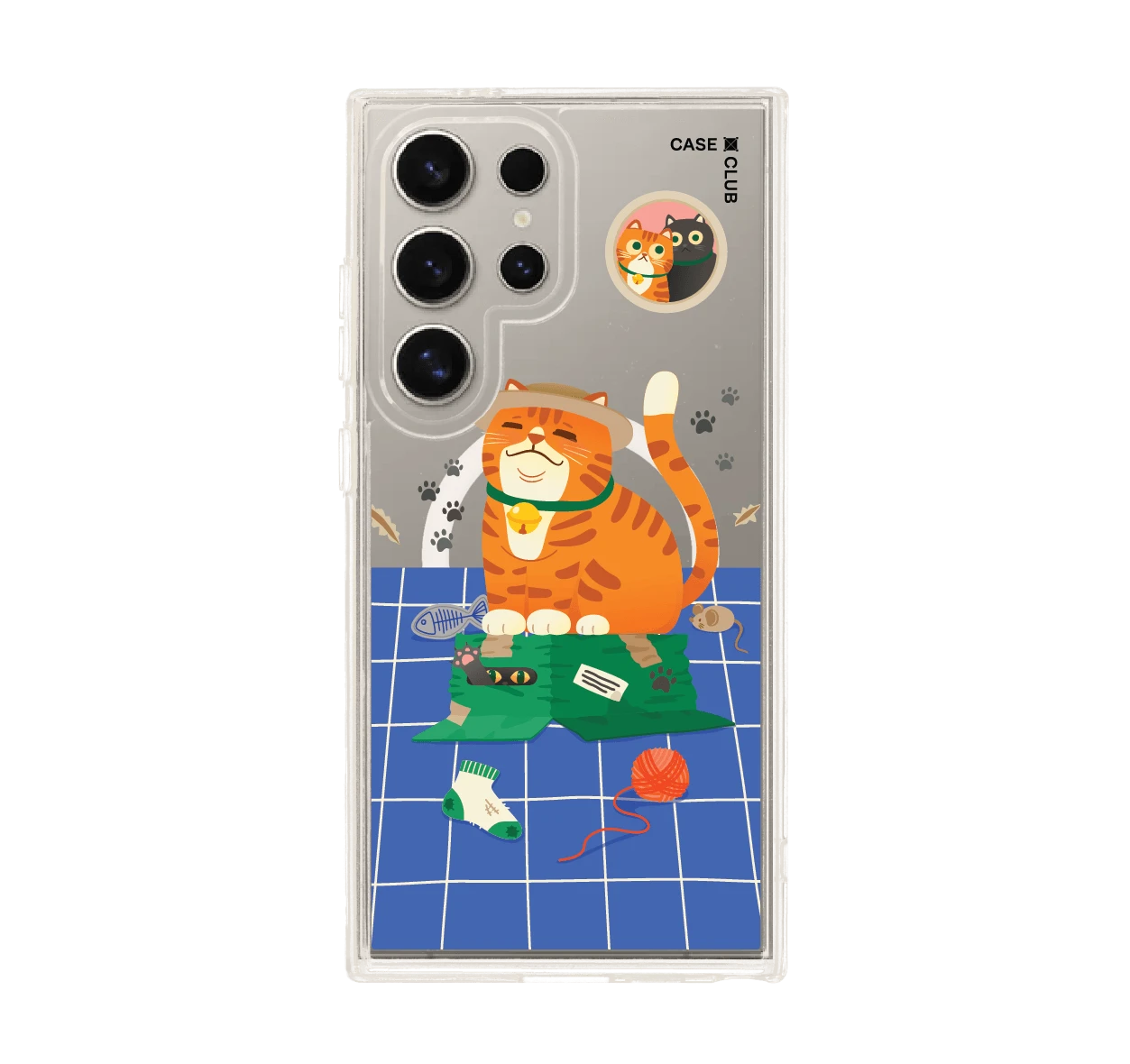 เคสใส samsung s24 ultra magsafe แมวหมวกฟางนักผจญภัย
